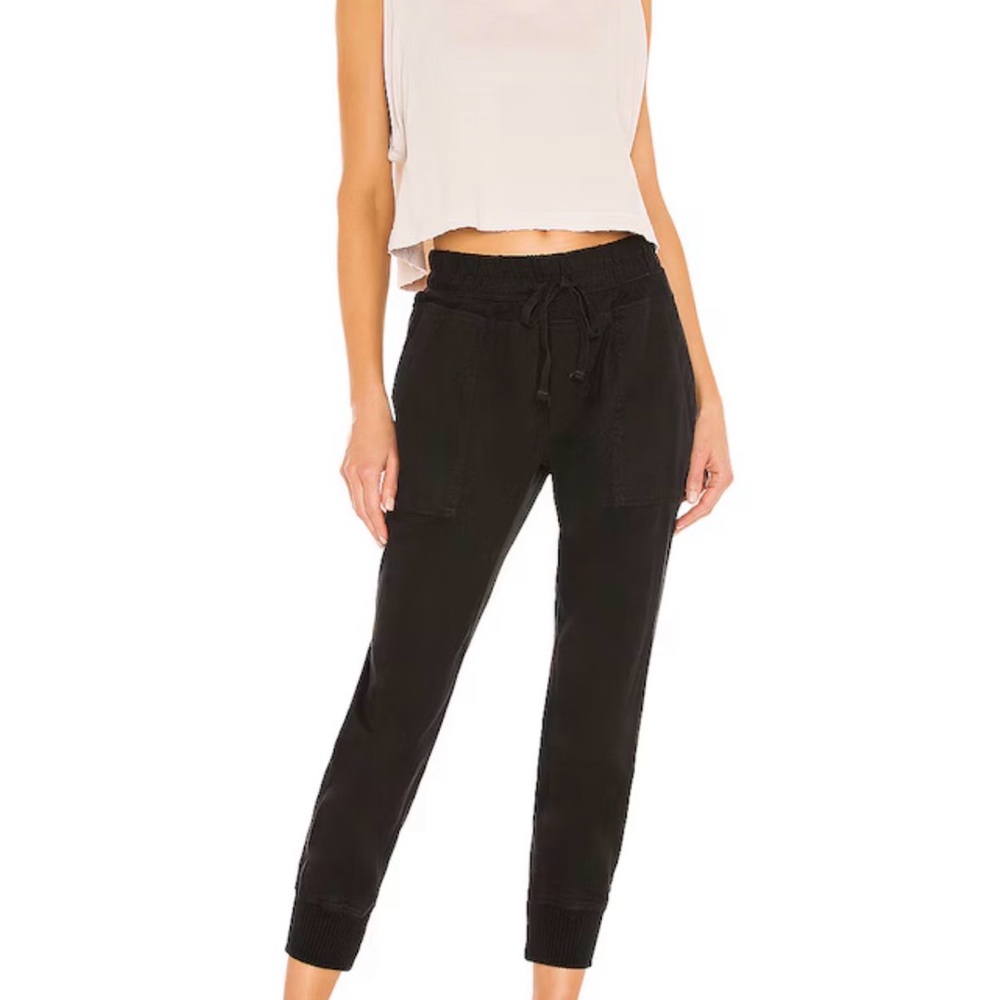 James Perse Black Jogger Pants